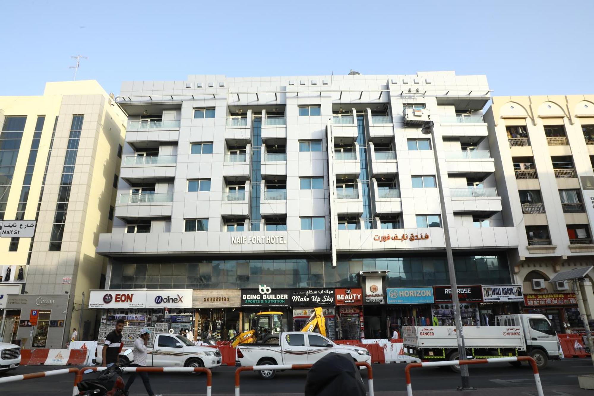 Naif Fort Hotel Dubai Exterior foto